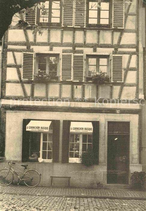 Strasbourg Alsace Restaurant Le Cornichon Masque