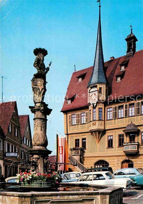 Bietigheim-Bissingen Marktbrunnen Rathaus