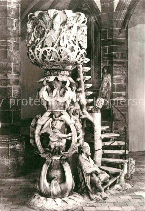 Freiberg Sachsen Dom Tulpenkanzel