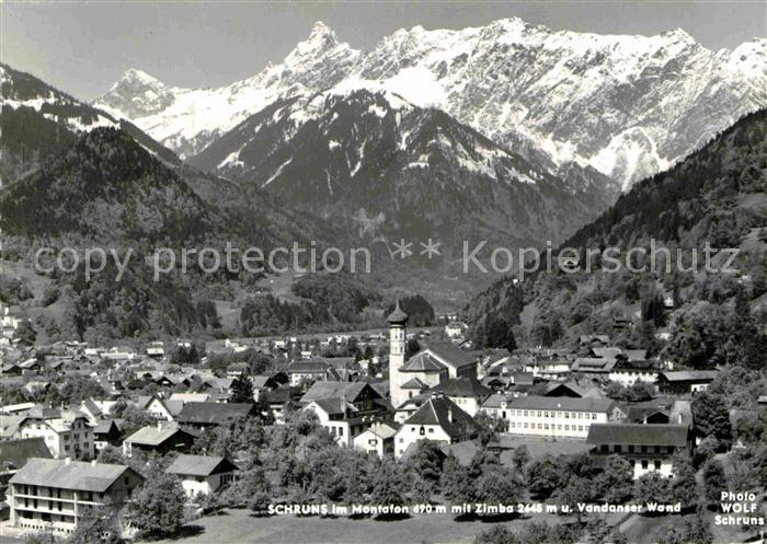 Schruns Vorarlberg Zimba Vandanser Wand