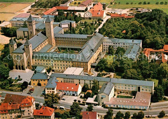 Muensterschwarzach Benediktiner-Abtei Fliegeraufnahme