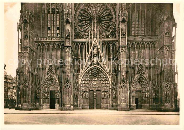 Strassburg Elsass Muenster Westfassade
