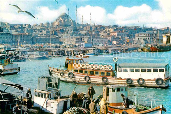 Istanbul Constantinopel Goldener Horn Sueleymaniye