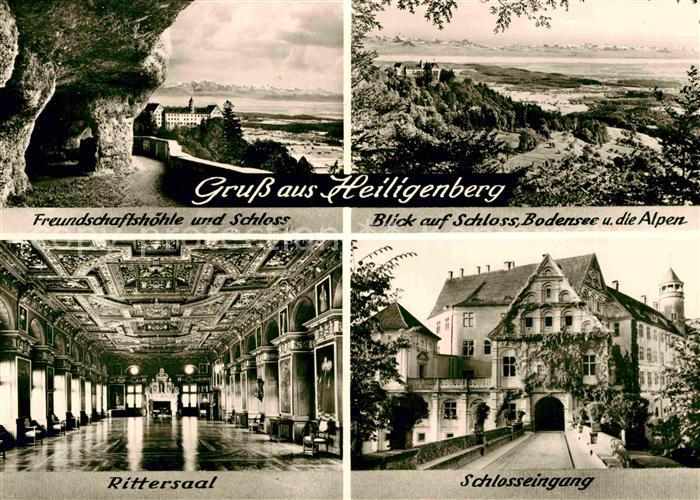 Heiligenberg Baden Schloss Rittersaal Freundschaftshoehle