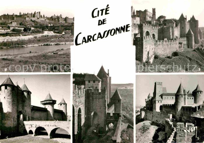 Carcassonne Porte de l'Aube Chateau Comtal