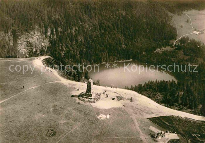 Feldberg Schwarzwald Seebruck Feldsee Fliegeraufnahme