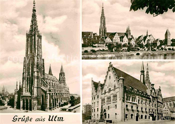 Ulm Donau Muenster Rathaus