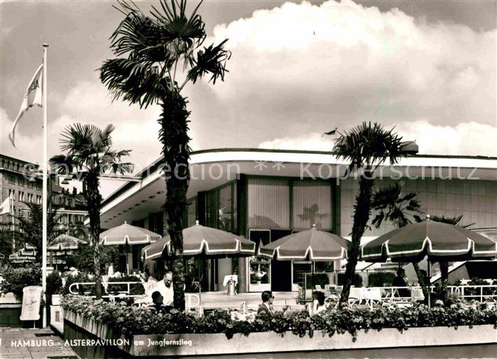 HAMBURG  CITY Alsterpavillon Jungfernstieg