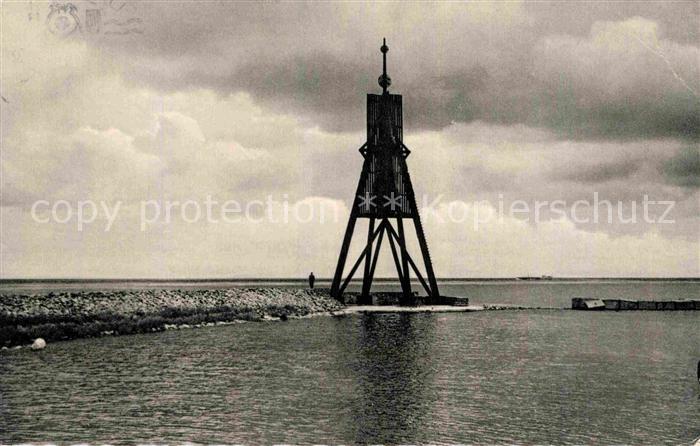 Cuxhaven Duhnen Nordseebad Kugelbake