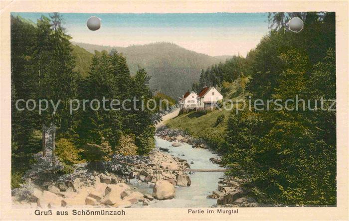 Schoenmuenzach Partie im Murgtal