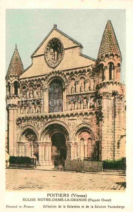 Poitiers 86 Eglise Notre Dame la Grande