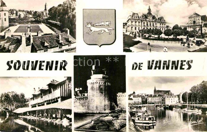 Vannes 56 Hafen Turm Ortspartien