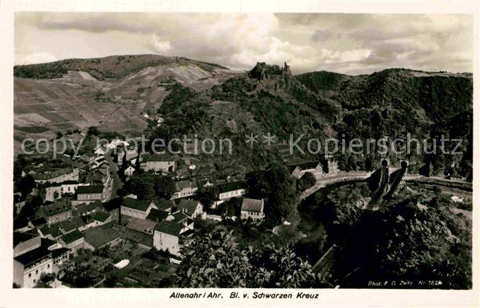 Altenahr Blick vom Schwarzen Kreuz