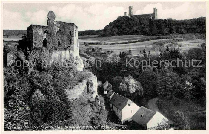 Schloss Schaumburg Balduinstein Ruine Balduinstein