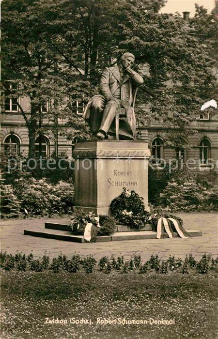 Zwickau Sachsen Robert Schumann-Denkmal