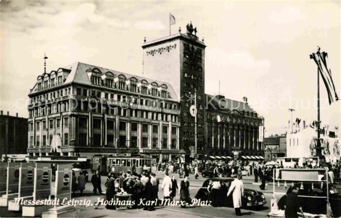 LEIPZIG Sachsen Hochhaus Karl-Marx-Platz