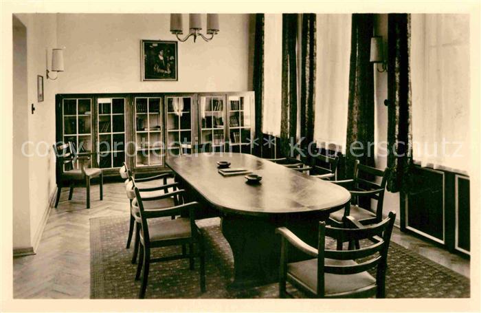 Friedrichsroda FDGB Erholungsheim Walter Ulbricht Lesezimmer