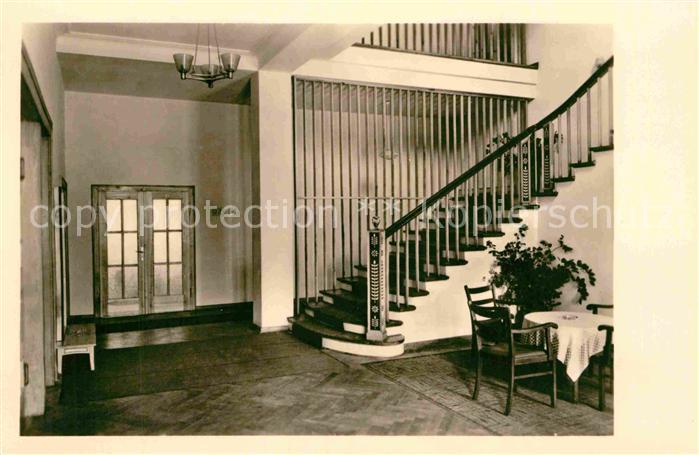 Friedrichsroda Erholungsheim Walter Ulbricht Treppenaufgang
