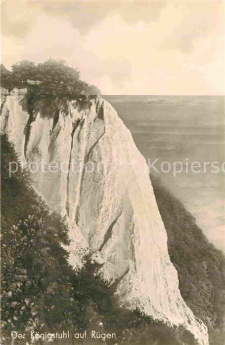 Insel Ruegen Koenigstuhl Kreidefelsen