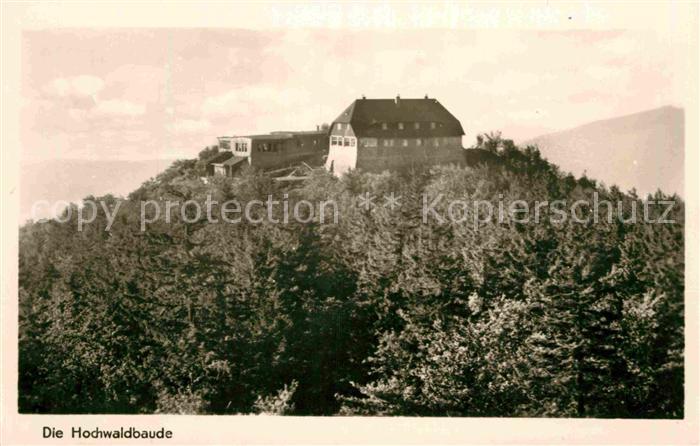 Oybin Sachsen Hochwaldbaude Zittauer Gebirge