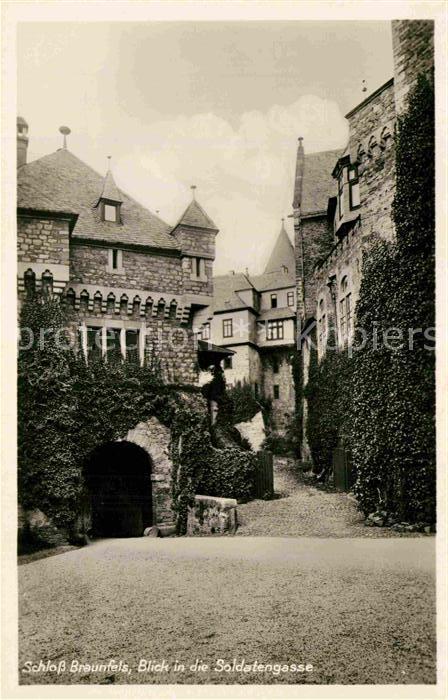 Braunfels Schloss Soldatengasse