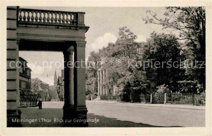 Meiningen Thueringen Georgstrasse