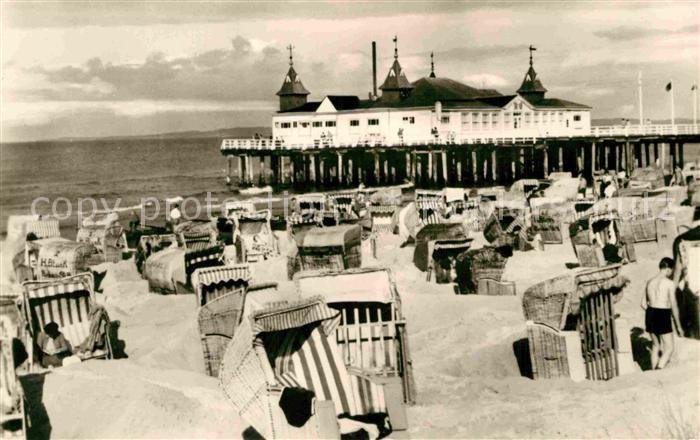 Ahlbeck Ostseebad Strand Seebruecke