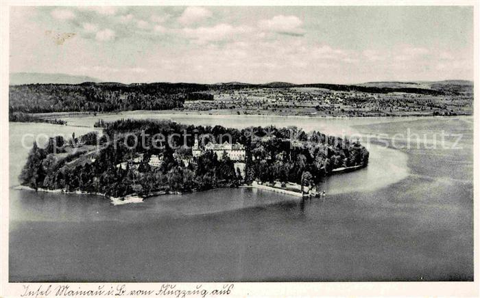 Insel Mainau Fliegeraufnahme