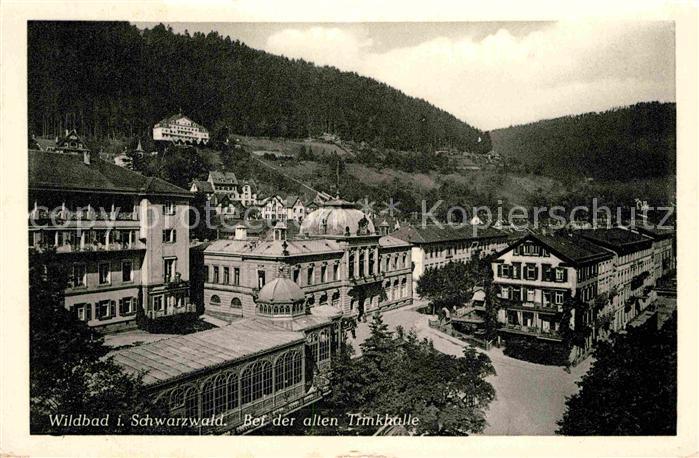 Wildbad Schwarzwald alte Trinkhalle