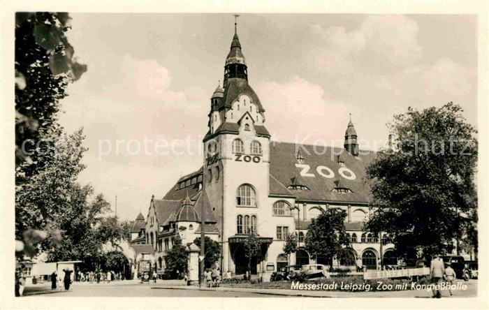 LEIPZIG Sachsen Zoo mit Kongresshalle