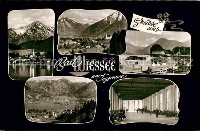 Bad Wiessee Fliegeraufnahme Partie am Tegernsee