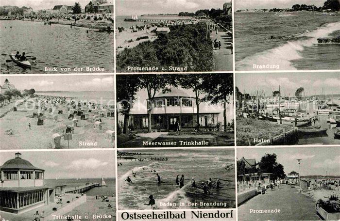 Niendorf Ostseebad Strand Trinkhalle Hafen Promenade