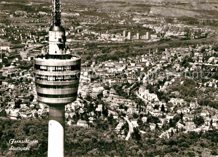 STUTTGART  CITY Fliegeraufnahme Fernsehturm