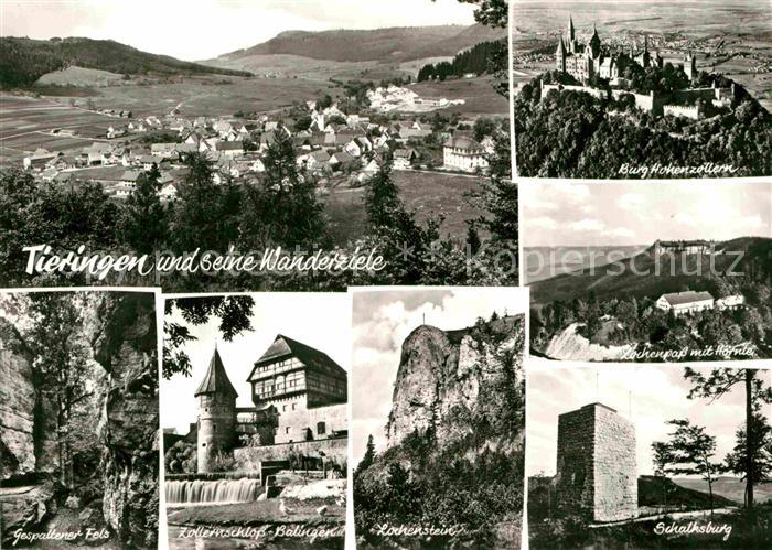 Tieringen Fliegeraufnahme Schalksburg Zollernschloss Balingen Burg-Hohenzollern