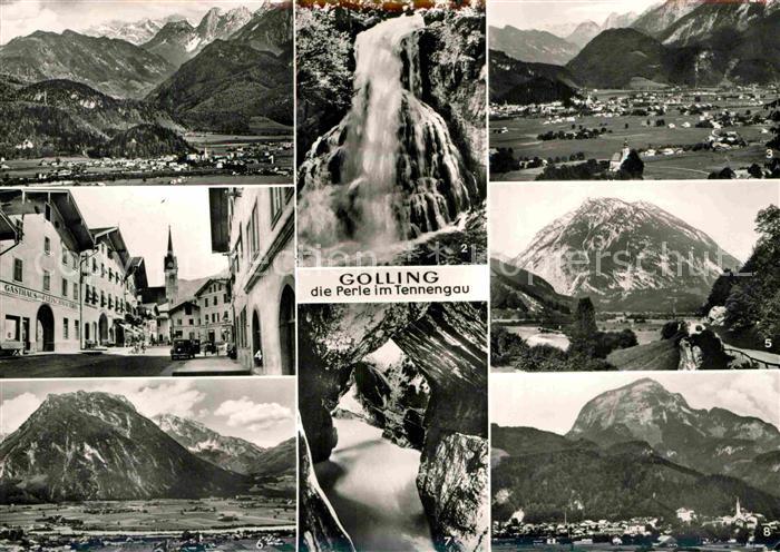 Golling Salzach Perle im Tennengau Dachstein Marktstrasse Salzachoefen