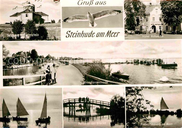 Steinhuder Meer Hotel Ratskelle Strandpromenade Festung Wilhelmstein