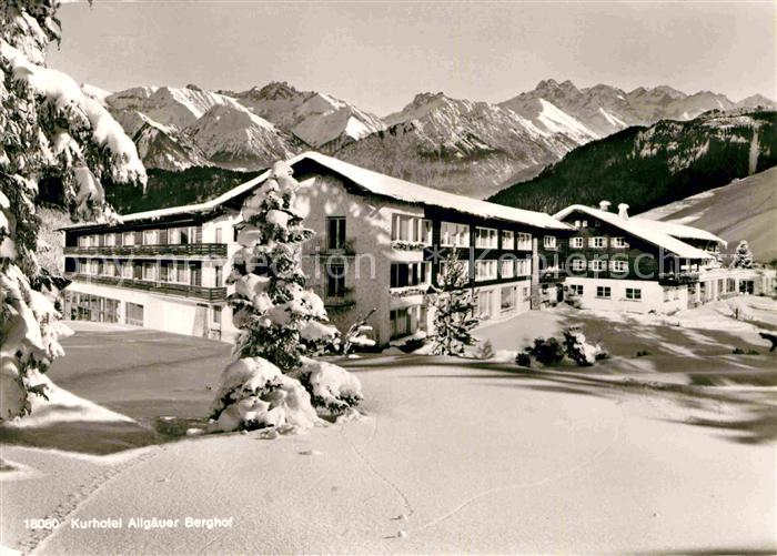 Sonthofen Oberallgaeu Kurhotel Allgaeuer Berghof