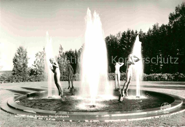 Sunne Herrgardspark Brunnen