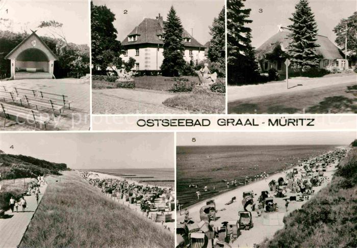 Graal-Mueritz Ostseebad Musikpavillon Sanatorium Richard Assmann Strand