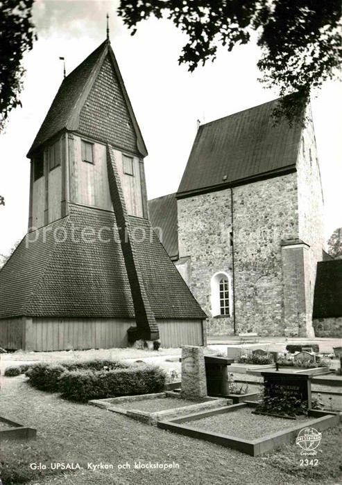 Upsala Kyrkan och klockstapeln