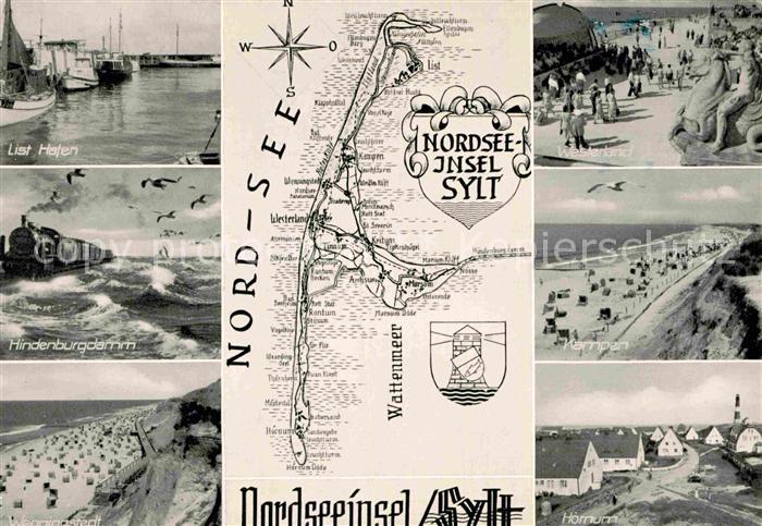 List Sylt Hafen Hindenburgdamm Kampen Westerland Hoernum Wenningstedt