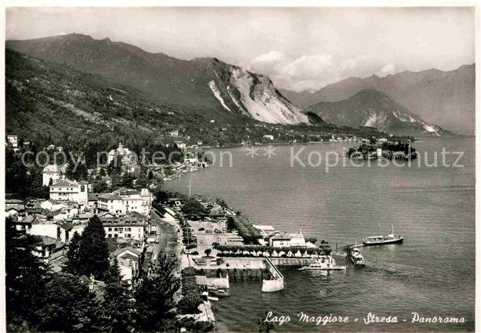 Stresa Lago Maggiore Fliegeraufnahme