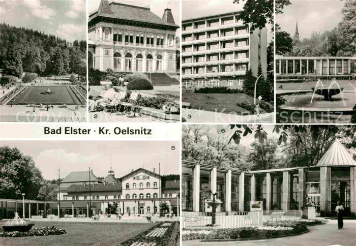 Bad Elster Kurhaus Badeplatz Sanatorium Clara Zetkin Wandelhalle