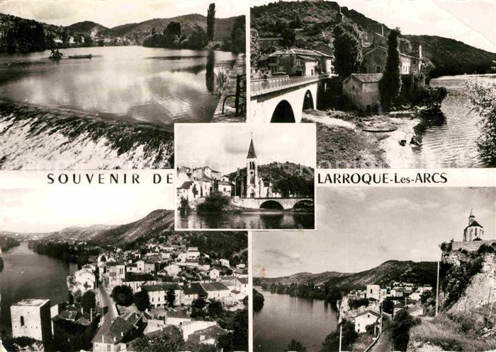 Larroque Haute-Garonne Partien am Fluss