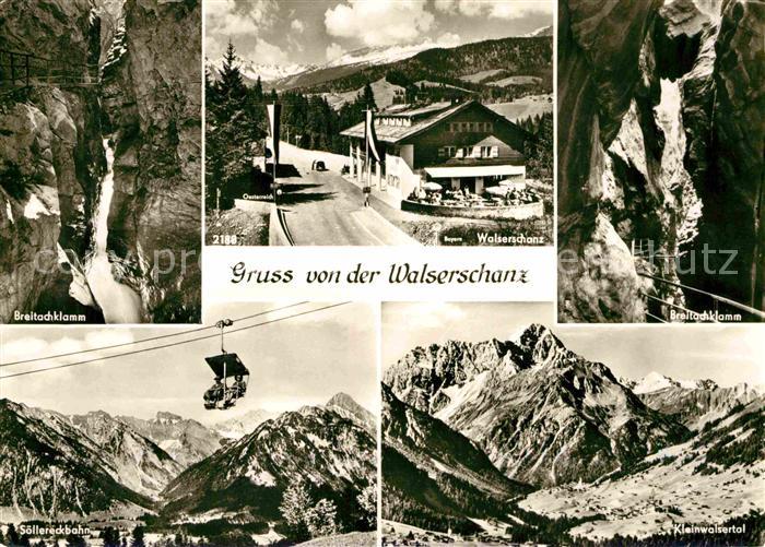 Walserschanz Kleinwalsertal Breitachklamm Kleinwalsertal Soellereckbahn