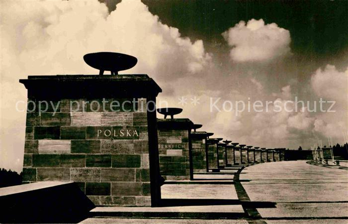 Buchenwald Weimar Gedenkstaette Strasse der Nationen