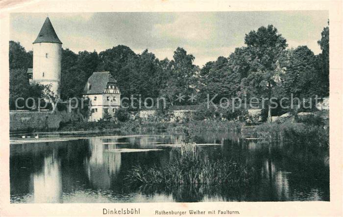 Dinkelsbuehl Weiher Faulturm