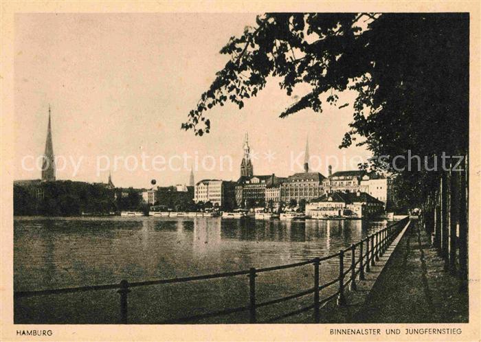 HAMBURG  CITY Binnenalster Jungfernstieg