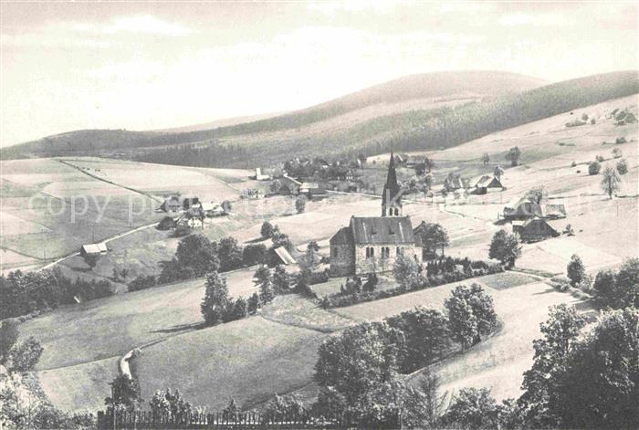 Grunwald Adlergebirge Hoher Mense Kirche