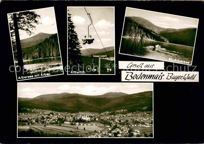 Bodenmais Arbersee Arber Arberlift kleiner Arbersee Panorama
